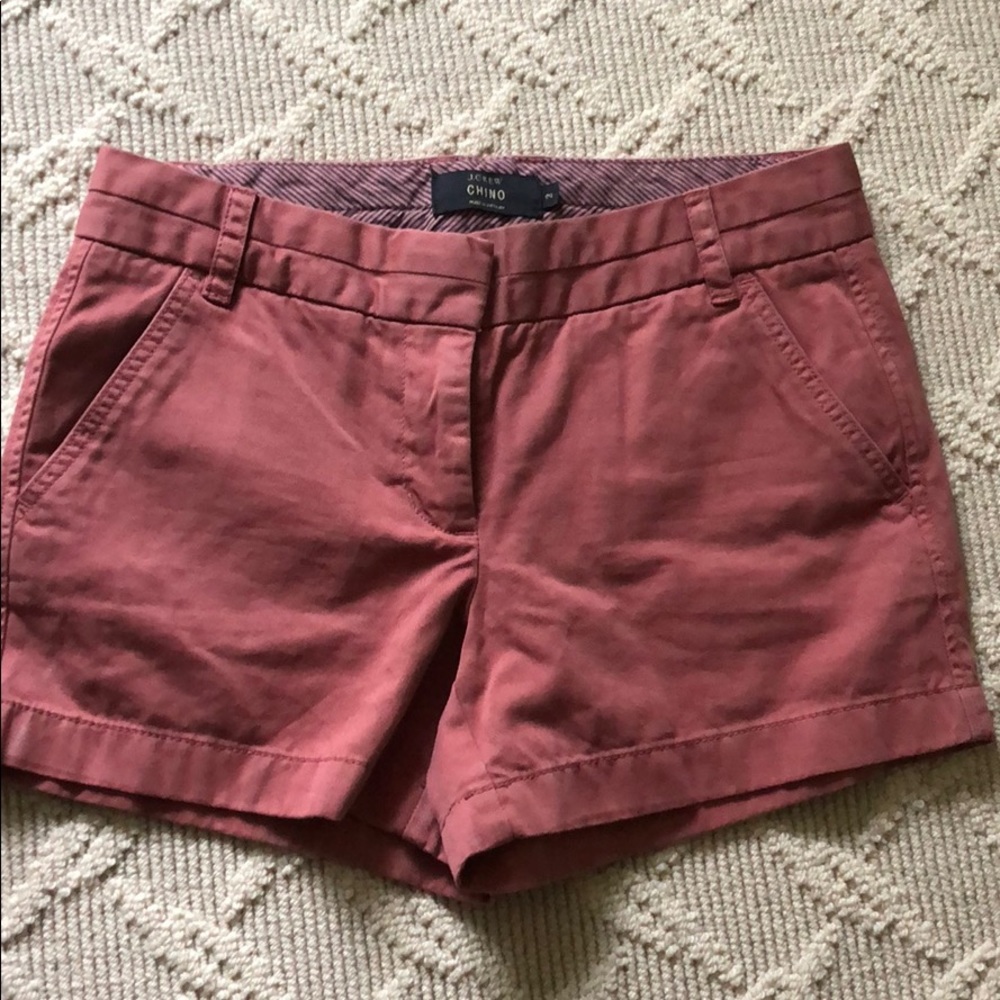 off red/purple color maybe like a cinnamon short